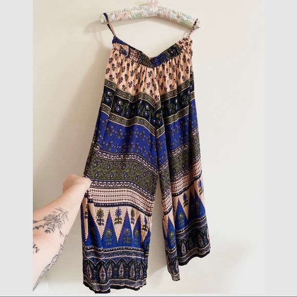 Floral Flowy Harem Pants XS/S/M - Picture 3 of 4